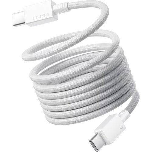 Кабель SHARGE MagLoop USB Type-C to USB Type-C 240W 1.5m (CDX-SJ-1.5M240W-CXKW-BAI) White купить в Украине | Telemart фото
