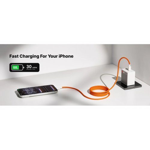 Кабель SHARGE MagLoop USB Type-C to USB Type-C 240W 1.5m (CDX-SJ-1.5M240W-CXKW-LV) Green купить в Украине | Telemart фото