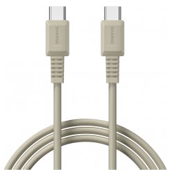 Кабель SHARGE Retro USB Type-C to USB Type-C 100W 1.2m (SJX-SJ-CC-1.2-FG-MI) Grey