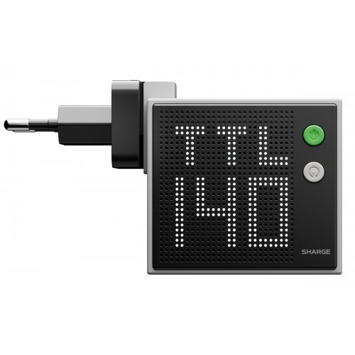 Мережевий зарядний пристрій SHARGE GaN Pixel 140W (CDT-SG-140-EUR-DZP-HUI) Grey купити в Україні | Telemart фото