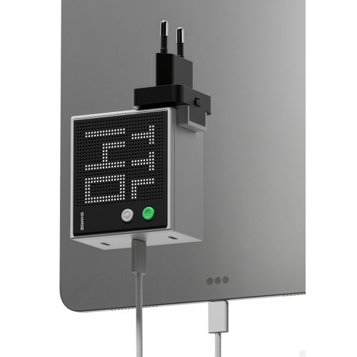Мережевий зарядний пристрій SHARGE GaN Pixel 140W (CDT-SG-140-EUR-DZP-HUI) Grey купити в Україні | Telemart фото