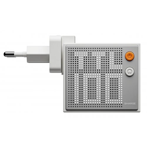 Мережевий зарядний пристрій SHARGE GaN Pixel 100W (CDT-SG-100-EUR-DZP-BAI) White купити в Україні | Telemart фото