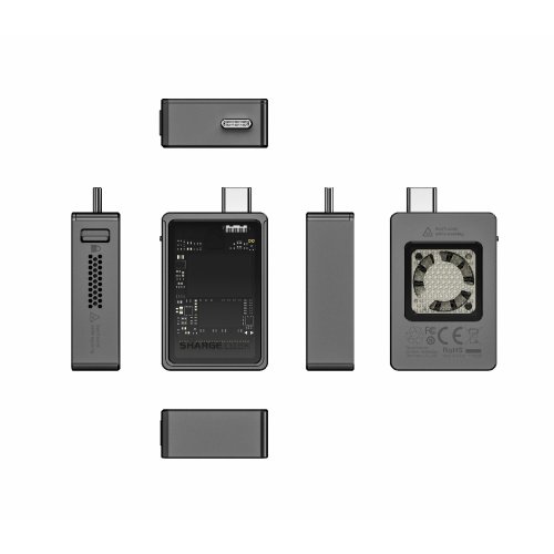Внешний карман SHARGE Disk M.2 SSD NVME Enclosure USB Type-C (YPH-SG-TZB-SSD-HUI) Gray купить в Украине | Telemart фото