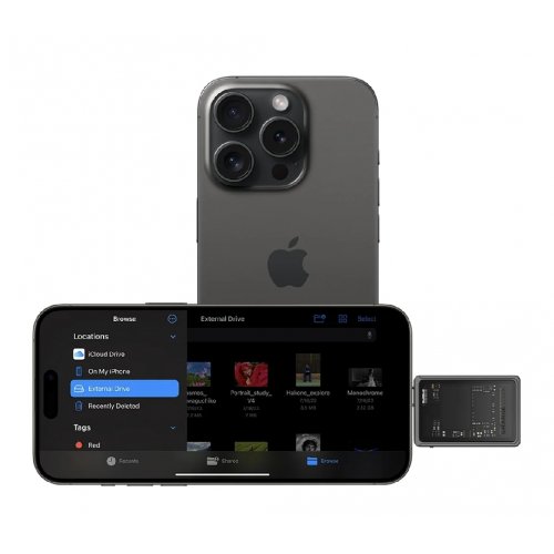 Внешний карман SHARGE Disk M.2 SSD NVME Enclosure USB Type-C (YPH-SG-TZB-SSD-HUI) Gray купить в Украине | Telemart фото