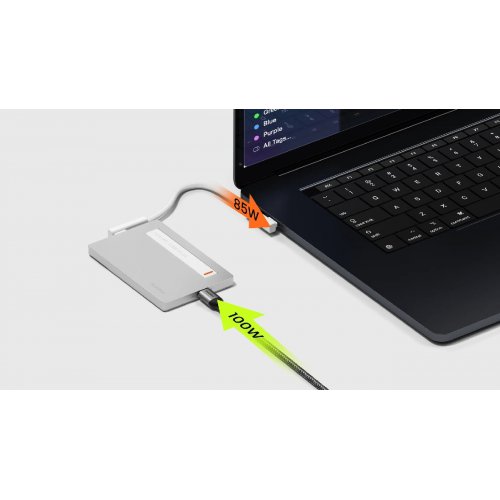 Внешний карман SHARGE Disk Plus M.2 SSD NVME Enclosure USB Type-C (YPH-SG-SPPLUS-YIN) Silver купить в Украине | Telemart фото