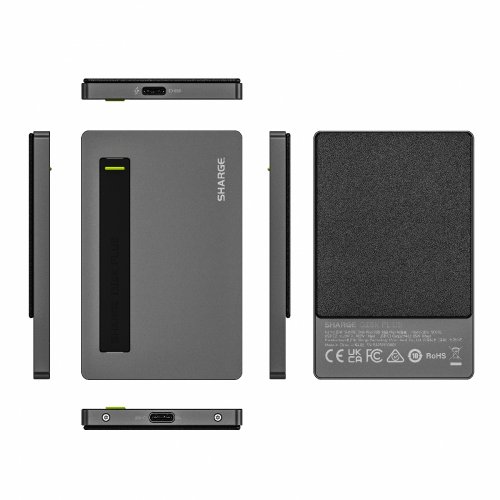 Внешний карман SHARGE Disk Plus M.2 SSD NVME Enclosure USB Type-C (YPH-SG-SPPLUS-HUI) Gray купить в Украине | Telemart фото