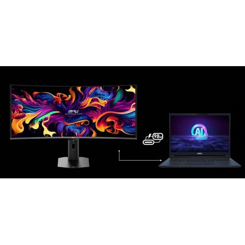 Уцінка монітор MSI 34" MPG 341CQR QD-OLED X36 Black (Розкрита упаковка, 898415) купити в Україні | Telemart фото