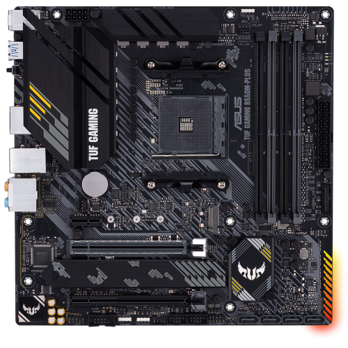 Уцінка материнська плата Asus TUF GAMING B550M-PLUS (sAM4, AMD B550) (Розкрита упаковка, 898442) купити в Україні | Telemart фото