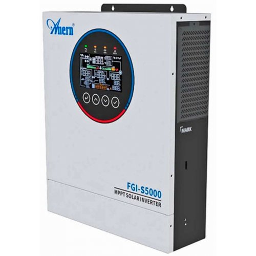 Гибридный инвертор Anern FGI-S5000 24V 5000W + WiFi (AN-FGI-S5000-WiFi) купить в Украине | Telemart фото