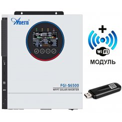 Гибридный инвертор Anern FGI-S6500 48V 6500W + WiFi (AN-FGI-S6500-WiFi)