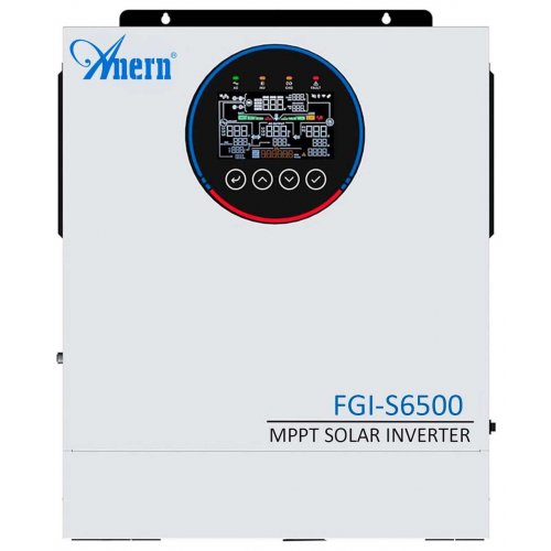 Гибридный инвертор Anern FGI-S6500 48V 6500W + WiFi (AN-FGI-S6500-WiFi) купить в Украине | Telemart фото