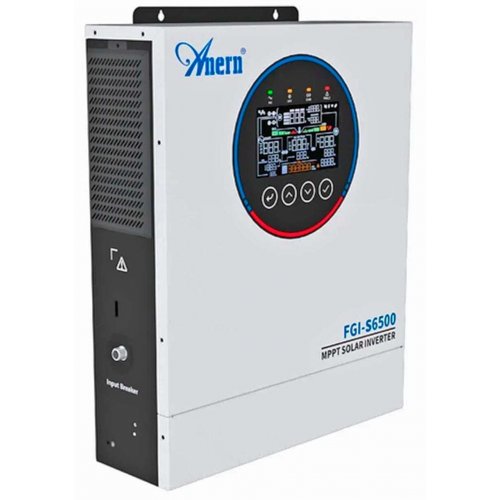 Гибридный инвертор Anern FGI-S6500 48V 6500W + WiFi (AN-FGI-S6500-WiFi) купить в Украине | Telemart фото