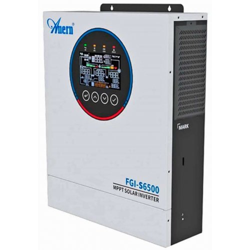 Гибридный инвертор Anern FGI-S6500 48V 6500W + WiFi (AN-FGI-S6500-WiFi) купить в Украине | Telemart фото