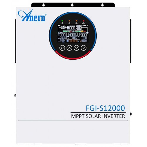 Гибридный инвертор Anern FGI-S12000 48V 12000W + WiFi (AN-FGI-S12000-WiFi) купить в Украине | Telemart фото