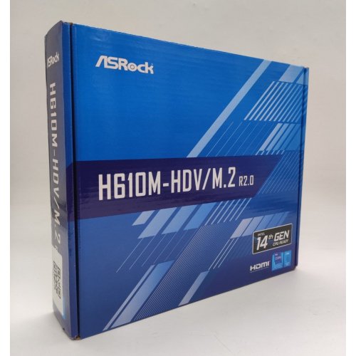 Материнская плата AsRock H610M-HDV/M.2 R2.0 (s1700, Intel H610) (Восстановлено продавцом, 898494) купить в Украине | Telemart фото