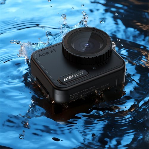 Екшн-камера Acefast X1 4K Waterproof Action Camera (6974316285816) Black купити в Україні | Telemart фото