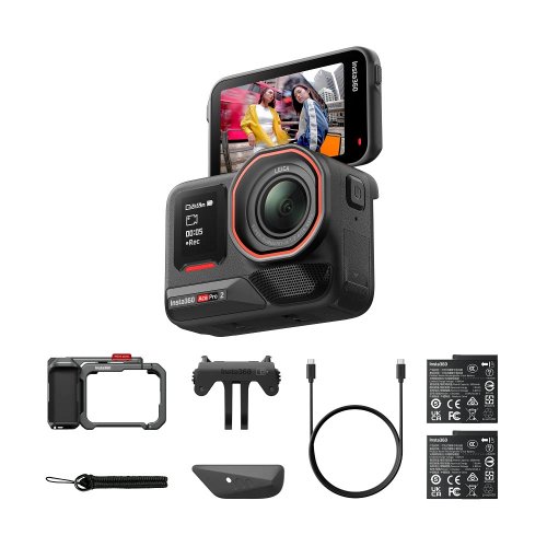 Екшн-камера Insta360 Ace Pro 2 Dual Battery Xplorer Bundle Dark Gray купити в Україні | Telemart фото