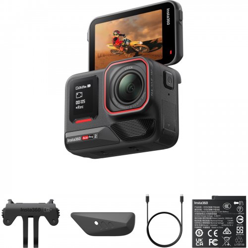 Екшн-камера Insta360 Ace Pro 2 Standard Bundle Black купити в Україні | Telemart фото