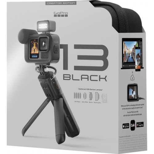 Екшн-камера GoPro HERO13 Creator Edition (CHDFB-131-EU) Black купити в Україні | Telemart фото