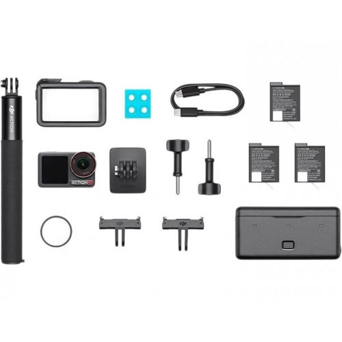 Екшн-камера DJI Osmo Action 5 Pro Adventure Combo (CP.OS.00000350.01) купити в Україні | Telemart фото