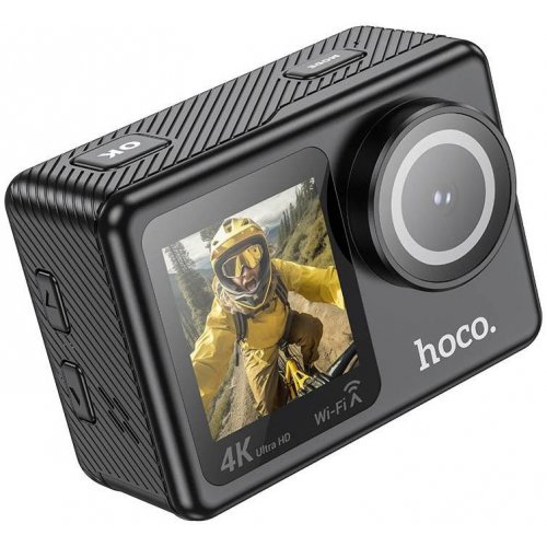 Екшн-камера Hoco DV101 Dual Color Screen Sports Camera Black купити в Україні | Telemart фото