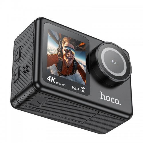 Екшн-камера Hoco DV101 Dual Color Screen Sports Camera Black купити в Україні | Telemart фото