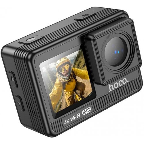 Екшн-камера Hoco DV102 4K Anti-Shake Sports Camera Black купити в Україні | Telemart фото