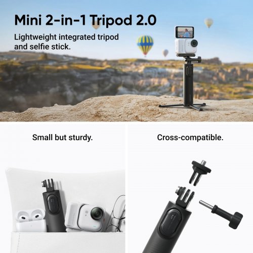 Екшн-камера Insta360 GO Ultra Creator Bundle Arctic White купити в Україні | Telemart фото