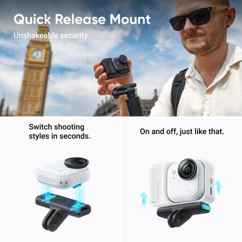 Екшн-камера Insta360 GO Ultra Creator Bundle Arctic White купити в Україні | Telemart фото