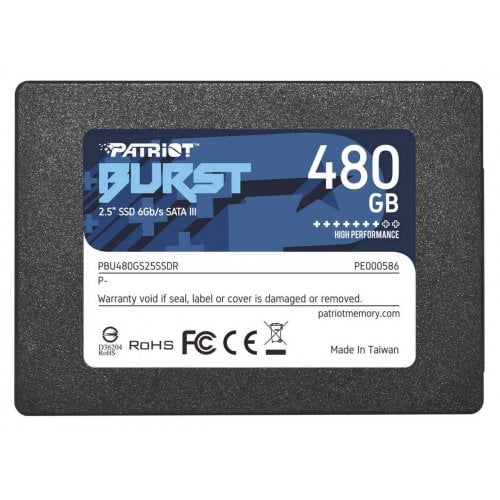 Photo SSD Drive Patriot Burst 480GB 3D NAND TLC 2.5