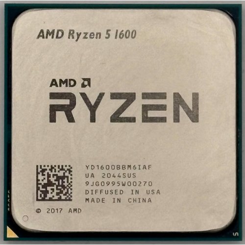Процессор AMD Ryzen 5 1600 3.2(3.6)GHz sAM4 Tray (YD1600BBAEMPK) (Восстановлено продавцом, 898669) купить в Украине | Telemart фото