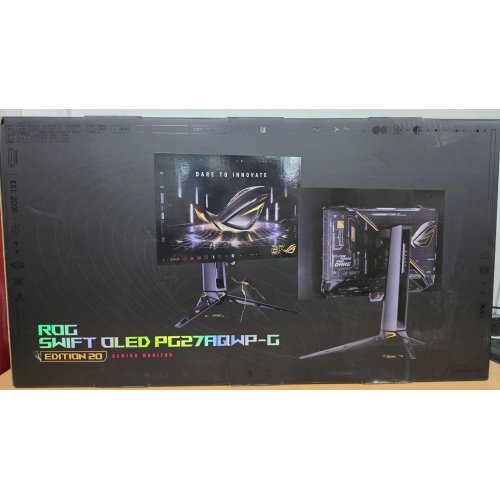 Уценка монитор Asus 26.5" ROG Swift OLED PG27AQWP-G Edition 20 (90LM0CF0-B02971) Black (Повреждена упаковка, 898721) купить в Украине | Telemart фото