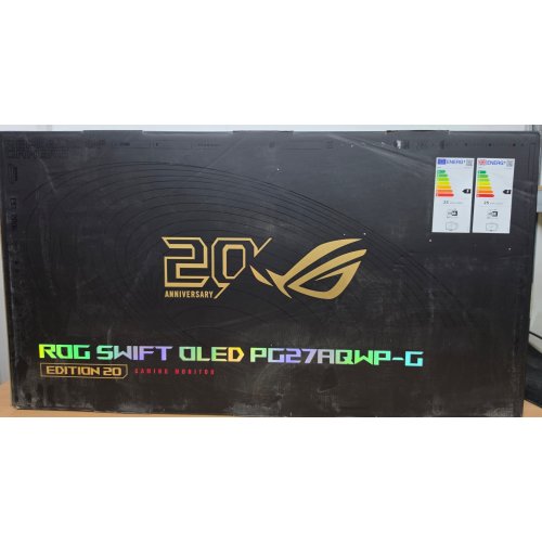 Уценка монитор Asus 26.5" ROG Swift OLED PG27AQWP-G Edition 20 (90LM0CF0-B02971) Black (Повреждена упаковка, 898721) купить в Украине | Telemart фото