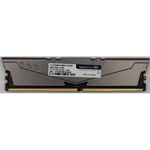 Озу Team DDR4 8GB 3200Mhz T-Force Vulcan Z Grey (TLZGD48G3200HC16C01) (Восстановлено продавцом, 898725) купить в Украине | Telemart фото
