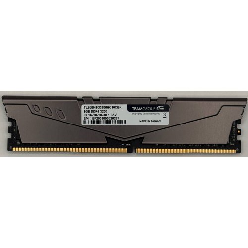 Озу Team DDR4 8GB 3200Mhz T-Force Vulcan Z Grey (TLZGD48G3200HC16C01) (Восстановлено продавцом, 898726) купить в Украине | Telemart фото