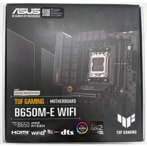 Материнська плата Asus TUF GAMING B650M-E WIFI (sAM5, AMD B650) (Відновлено продавцем, 898936) купити в Україні | Telemart фото