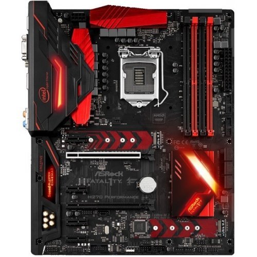 Продати Материнська плата AsRock FATAL1TY H270 PERFORMANCE (s1151, Intel H270) (Следы эксплуатации) за Trade-In у інтернет-магазині Телемарт - Київ, Дніпро, Україна фото
