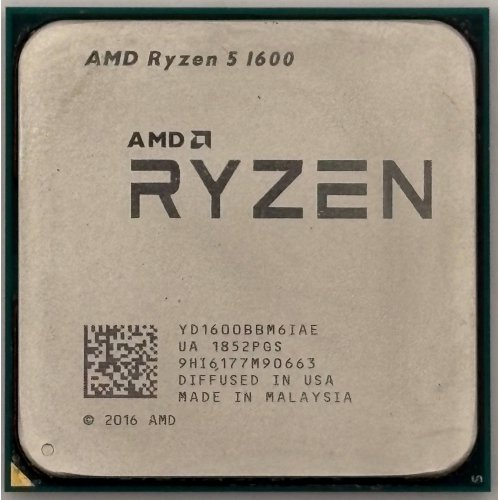 Процессор AMD Ryzen 5 1600 3.2(3.6)GHz sAM4 Tray (YD1600BBAEMPK) (Восстановлено продавцом, 899113) купить в Украине | Telemart фото