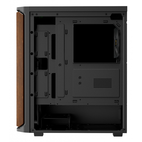 Корпус Gamdias AURA GC11 Tempered Glass без БЖ (4711514503753) Black/Wood (Відновлено продавцем, 899117) купити в Україні | Telemart фото