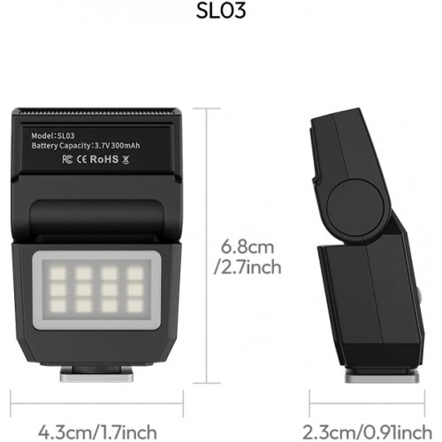 Вспышка Ulanzi SL03 Spark Lite Camera Flash Light (L200) купить в Украине | Telemart фото