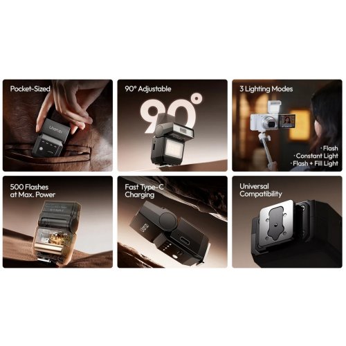 Вспышка Ulanzi SL03 Spark Lite Camera Flash Light (L200) купить в Украине | Telemart фото