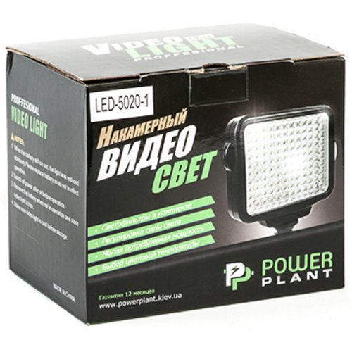 Накамерный свет PowerPlant Cam Light LED 5020 (LED5020) купить в Украине | Telemart фото