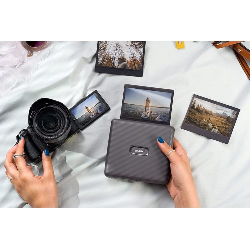 Фотопринтер Fujifilm Instax Link Wide M (16719586) Gray купить в Украине | Telemart фото