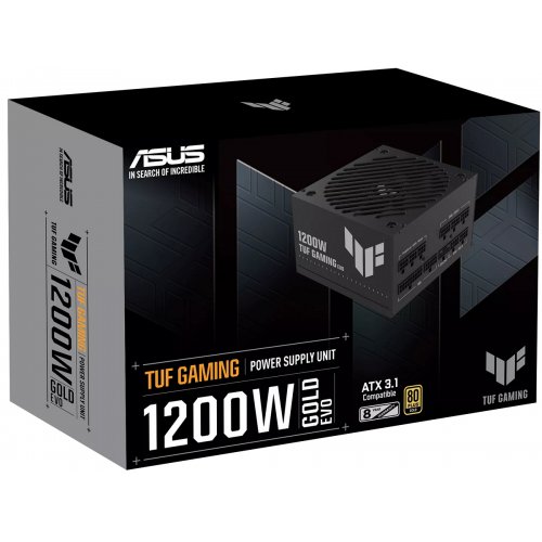 Блок живлення Asus TUF Gaming 1200W Gold EVO (90YE00SD-B0NA00) Black купити в Україні | Telemart фото