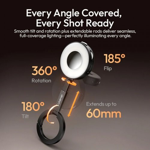 Видеосвет Ulanzi ML05 MagLock Fill Light (L183) Black купить в Украине | Telemart фото