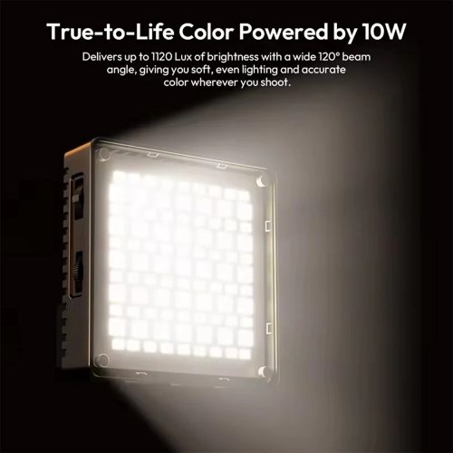 Відеосвітло Ulanzi C01RGB 10W Pocket Light (L205) Black купити в Україні | Telemart фото