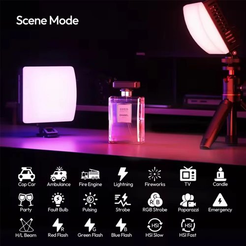Відеосвітло Ulanzi C01RGB 10W Pocket Light (L205) Black купити в Україні | Telemart фото