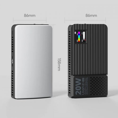 Відеосвітло Ulanzi K20 RGB 20W Panel Light (L207) Black купити в Україні | Telemart фото