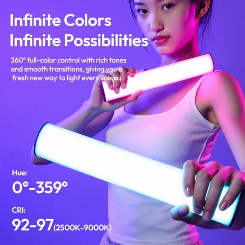 Відеосвітло Ulanzi B15RGB 15W Tube Light (L208) Black купити в Україні | Telemart фото
