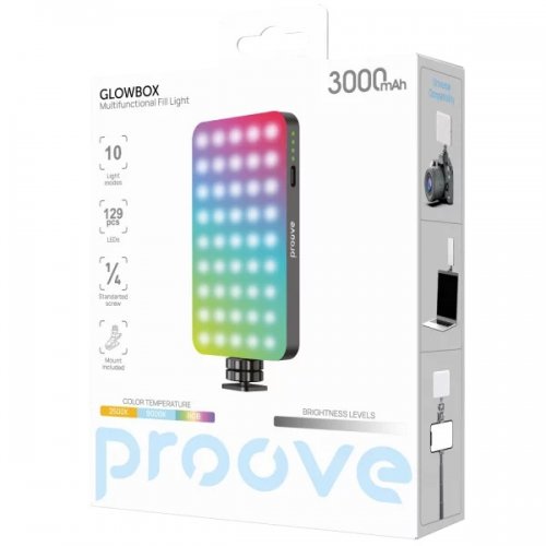 Видеосвет Proove LED GlowBox (PLGB00010001) Black купить в Украине | Telemart фото